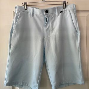Hurley Nike Dri-fit mens baby blue shorts
